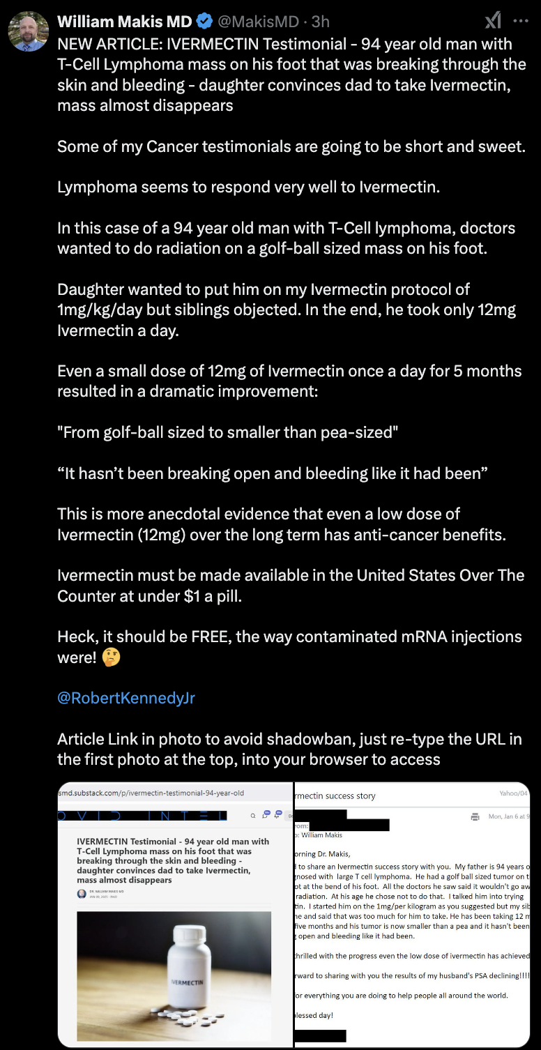 cancer healing testimonial