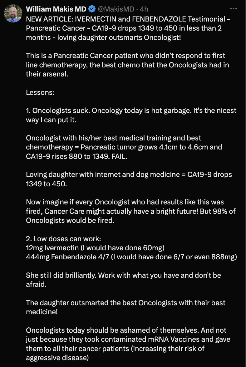 cancer healing testimonial