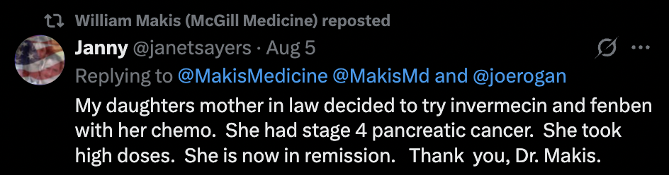 cancer healing testimonial