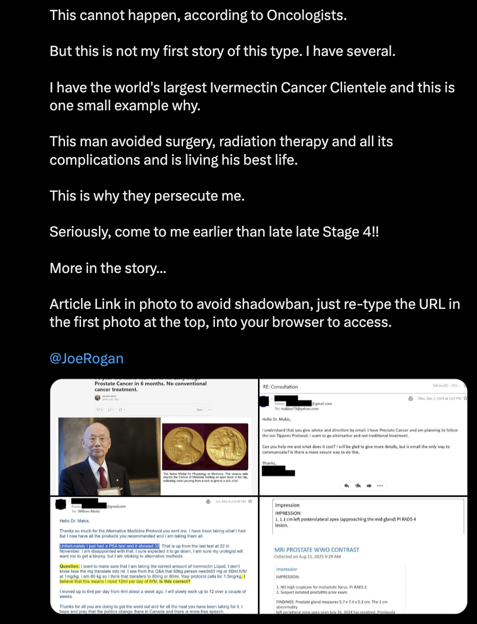 cancer healing testimonial